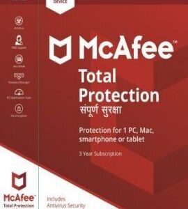 Mcafee Total Protection 1PC 3Y (1PC / 3Year)